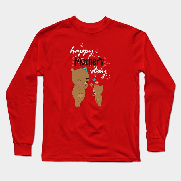 happy mothers day gift for mothers day Long Sleeve T-Shirt by bratshirt